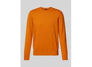 4063544840286 - Strickpullover mit Label-Detail Modell Kanovano