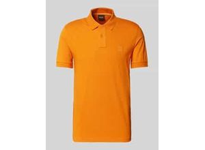 4063544860314 - Slim Fit Poloshirt mit Label-Badge Modell Passenger