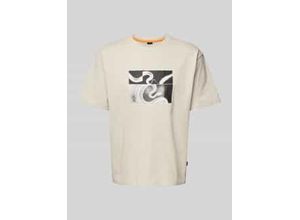 4063544861540 - T-Shirt mit Label-Print Modell Barragan