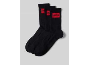 4063544942379 - Socken mit Label-Print im 3er-Pack