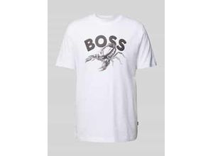 4063545056327 - T-Shirt mit Label-Motiv-Print Modell Bossfish