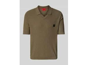4063545086393 - Regular Fit Poloshirt mit Label-Badge Modell Shiplom