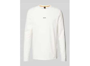 4063545109535 - Longsleeve mit Label-Print Modell Chark 4063545109535 - Longsleeve mit Label-Print Modell Chark
