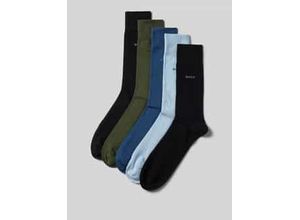 4063545156652 - Socken mit Label-Print im 5er-Pack