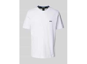 4063545265958 - Regular Fit T-Shirt mit Label-Stitching Modell TADDY