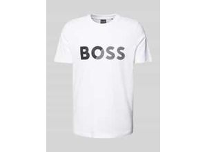 4063545326185 - T-Shirt mit Label-Print