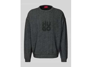 4063545419986 - Sweatshirt mit Label-Print Modell Dinkam 4063545419986 - Sweatshirt mit Label-Print Modell Dinkam