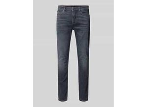 4063545523218 - Slim Fit Jeans mit Label-Detail Modell Delaware
