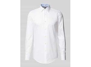 4063545558432 - Regular Fit Business-Hemd aus Viskose mit Kentkragen