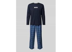 4063545675092 - Pyjama mit Label-Print Modell Easy Long