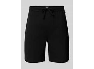 4063545675177 - Shorts mit Label-Stitching Modell WAFFLE