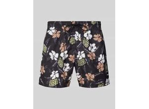 4063545983531 - Relaxed Fit Badeshorts mit Label-Badge Modell Piranha