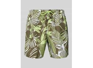 4063545984996 - Relaxed Fit Badeshorts mit Label-Badge Modell Piranha