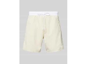 4063546000831 - Relaxed Fit Badeshorts mit Label-Print Modell STARFISH