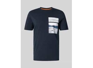 4063546273822 - T-Shirt mit Motiv- und Label-Print Modell Dune