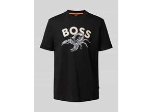 4063546275062 - T-Shirt mit Label-Motiv-Print Modell Bossfish