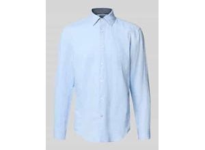 4063546373768 - Casual Fit Businesshemd aus Leinen-Baumwoll-Mix
