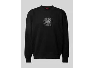 4063546408545 - Oversized Sweatshirt mit Label-Print Modell Dahrain 4063546408545 - Oversized Sweatshirt mit Label-Print Modell Dahrain