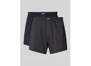 4063546489575 - Regular Fit Boxershorts aus Baumwoll-Mix im 2er-Pack