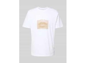 4063547182031 - T-Shirt mit Label-Print Modell Deterni