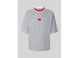 4063547222829 - T-Shirt mit Label-Print Modell JAXON 4063547222829 - T-Shirt mit Label-Print Modell JAXON