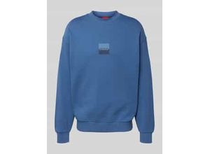 4063547438176 - Sweatshirt mit Label-Print Modell Split Hugo