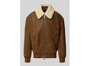 4063547963456 - Regular Fit Lederjacke mit abnehmbarem Lammfellkragen Modell JONIER