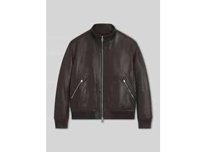 4063548176893 - Regular Fit Lederjacke mit Stehkragen Modell MANDER