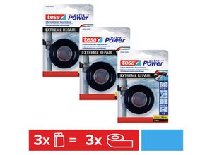 4063565204302 - tesa EXTRA POWER 56064-00500-00 Reparaturband Schwarz (L x B) 25 m x 19 mm 3 St 4063565204302 - tesa EXTRA POWER 56064-00500-00 Reparaturband Schwarz (L x B) 25 m x 19 mm 3 St