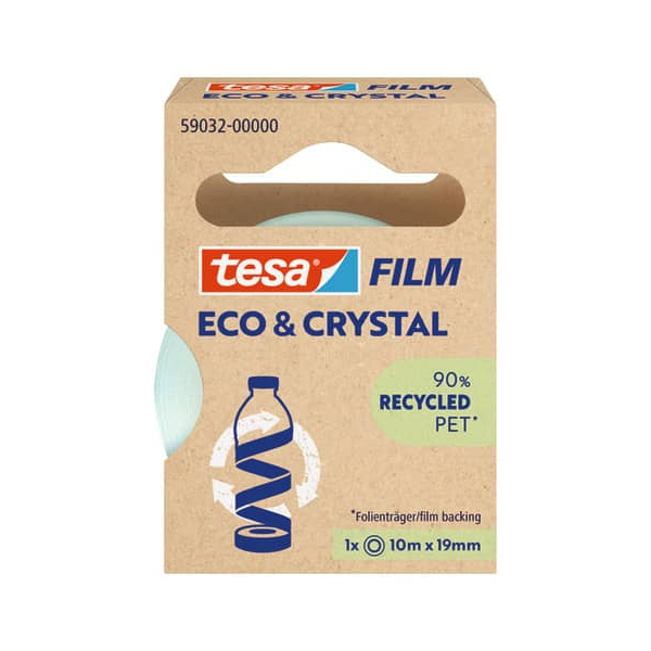 4063565252259 - tesa ECO & CRYSTAL 59032-00000-00 tesafilm tesafilm® Eco & Crystal Transparent (L x B) 10 m x 19 mm