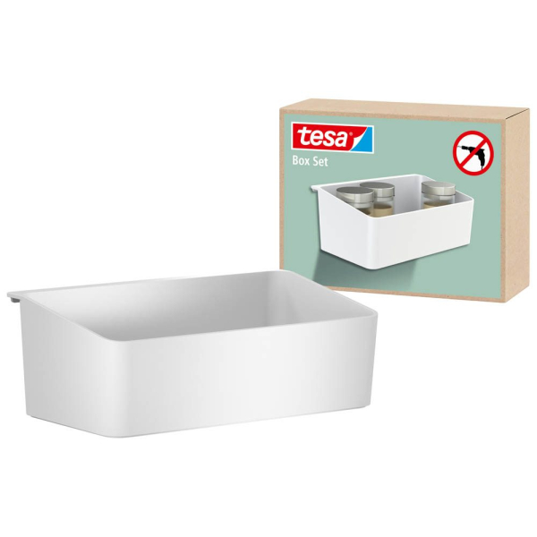4063565293306 - tesa Küchenutensilienhalter weiß Einzeladapter Box tesa® PowerKit Adapter tesa® Klebeapplikator Anleitung Wasserwaage Rändelmutter 4063565293306 - tesa Küchenutensilienhalter weiß Einzeladapter Box tesa® PowerKit Adapter tesa® Klebeapplikator Anleitung Wasserwaage Rändelmutter
