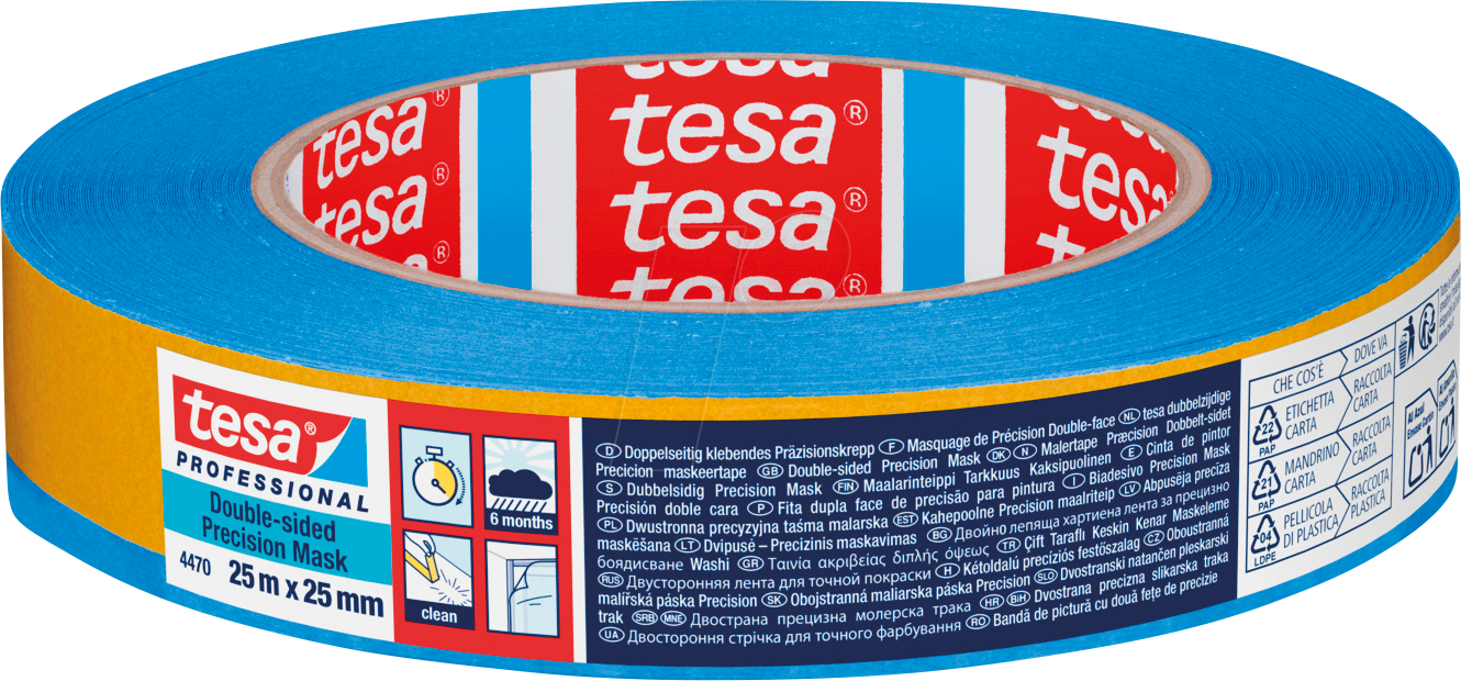 4063565598999 - TESA 04470 - tesa Malerband Präzisionskrepp doppelseitig blau 30 mm 4063565598999 - TESA 04470 - tesa Malerband Präzisionskrepp doppelseitig blau 30 mm