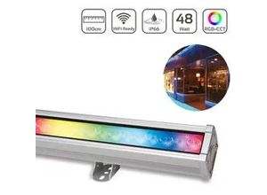 4063592003008 - MiBoxer RGB+CCT LED Wallwasher WiFi Fassadenstrahler 230V IP66 - Ausführung 48W