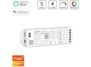 4063592003084 - MiBoxer RGB+CCT Smart WiFi LED Controller 5 Kanal 12 48V WiFi Alexa Google Steue