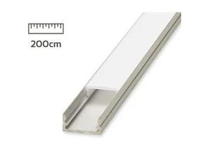 4063592009963 - LED Aufbau U-Profil eloxiert 14 x 7mm opal - Länge 200cm