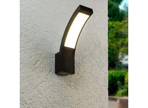 4063592010310 - LED Wandleuchte Außenleuchte Curve 15W neutralweiß IP54 - Ausführung Schwarz