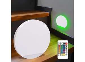 4063592020012 - LED Treppenleuchte rund weiß - Lichtfarbe Smart Tuya RGB CCT 3W - Lichtaustritt