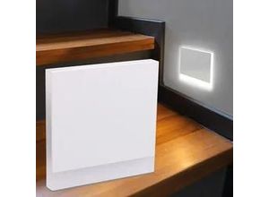 4063592020920 - LED Treppenleuchte eckig weiß - Lichtfarbe Neutralweiß 15W - Lichtaustritt Or