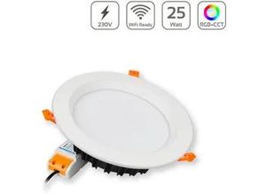 4063592027189 - MiBoxer RGB+CCT LED Einbaustrahler rund weiss 25W Ø230mm 24GHz WiFi ready FUT06
