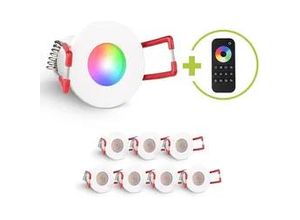 4063592031421 - Einbaustrahler Mini Livorno 3W RGBW IP65 - Farbe weiß - Anzahl 8x