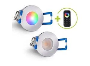 4063592031452 - Einbaustrahler Mini Livorno 3W RGBW IP65 - Farbe silber - Anzahl 2x