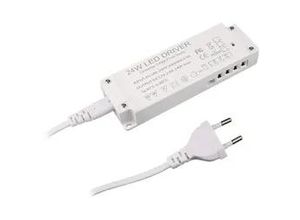 4063592033722 - LED Netzteil 24W 12V 7Port weiss
