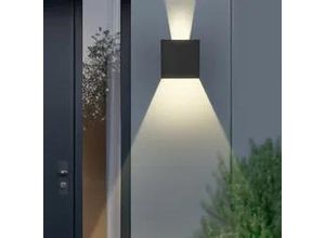 4063592035993 - LED Wandleuchte Cube G9 einstellbarer Abstrahlwinkel für Innen Aussen - Farbe
