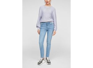 4063615032121 - Große Größen Skinny Jeans in Five-Pocket-Form mittlere Bundhöhe light blue Denim Gr40