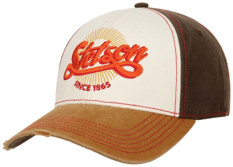 4063633186318 - Baseball Cap Vintage Distressed Cap beige braun 4063633186318 - Baseball Cap Vintage Distressed Cap beige braun