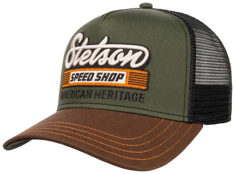 4063633255120 - Trucker Cap Speed Shop Cap braun grün