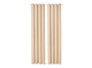 4063676534084 - 2 Vorhangschals - Beige