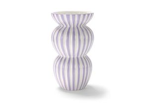 4063676780443 - Vase - Lila Gestreift - Keramik