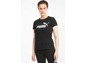 4063697276994 - PUMA® Shirt Rundhalsausschnitt Logo für Damen schwarz XL