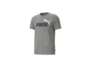 4063697385689 - PUMA Essentiell T-Shirt Herren in medium grey heather 4063697385689 - PUMA Essentiell T-Shirt Herren in medium grey heather